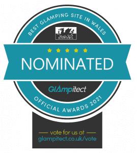 Nominated Best Glamping Site in Wales