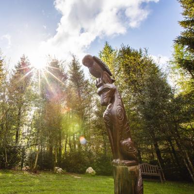 Wooden Sculpture Park or Yurt Holiday Site?